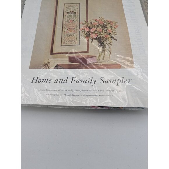 Better Homes and Garden Cross Stitch Kit Home and Family Sampler - Picture 3 of 5